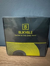 New Blikable Glow In The Dark Acrylic Paint 9 Colors 25ml Kit Sealed