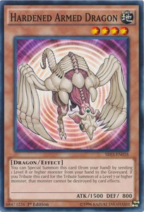 Hardened Armed Dragon - SR03-EN018 - Common - 1st Edition x3 - Near Mint