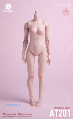 1/6【WorldBox】AT201 iminitoys TBLeague 美人 Worldbox 1/6 AT201 Pale Skin 12 inch 12