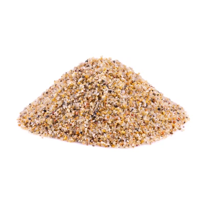 Aquarium Gravel Fish Tank Natural Substrate Silica Amber 1-2mm