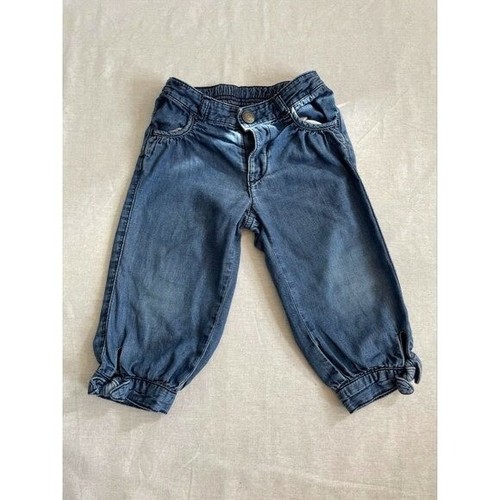 Pantalones de mezclilla Old Navy & Nautica para niño azul cintura elástica 100 % algodón cremallera talla 12 M - Imagen 7 de 12