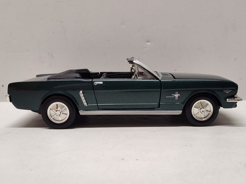 Motor Max 1964 Dark Green Ford Mustang Convertible 1:24 Diecast Model #68012 Toy - Picture 9 of 24