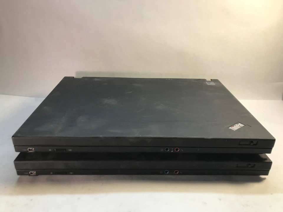 LOT OF 2 Lenovo ThinkPad T61 14" Intel Core 2 Duo T7300  2GB RAM -BOOT BIOS- MZ - Image 3 of 4