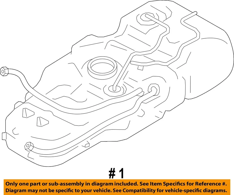 Used Fuel Tank fits: 2014 Nissan Nv200 Cargo Van Grade A Foto 4 de 4