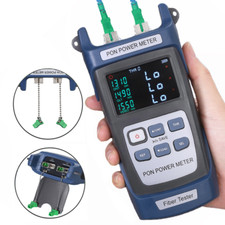 PON optical fiber power meter 1310/1490/1550nm ONT/OLT SM 9/125 m SC APC/UPC USB