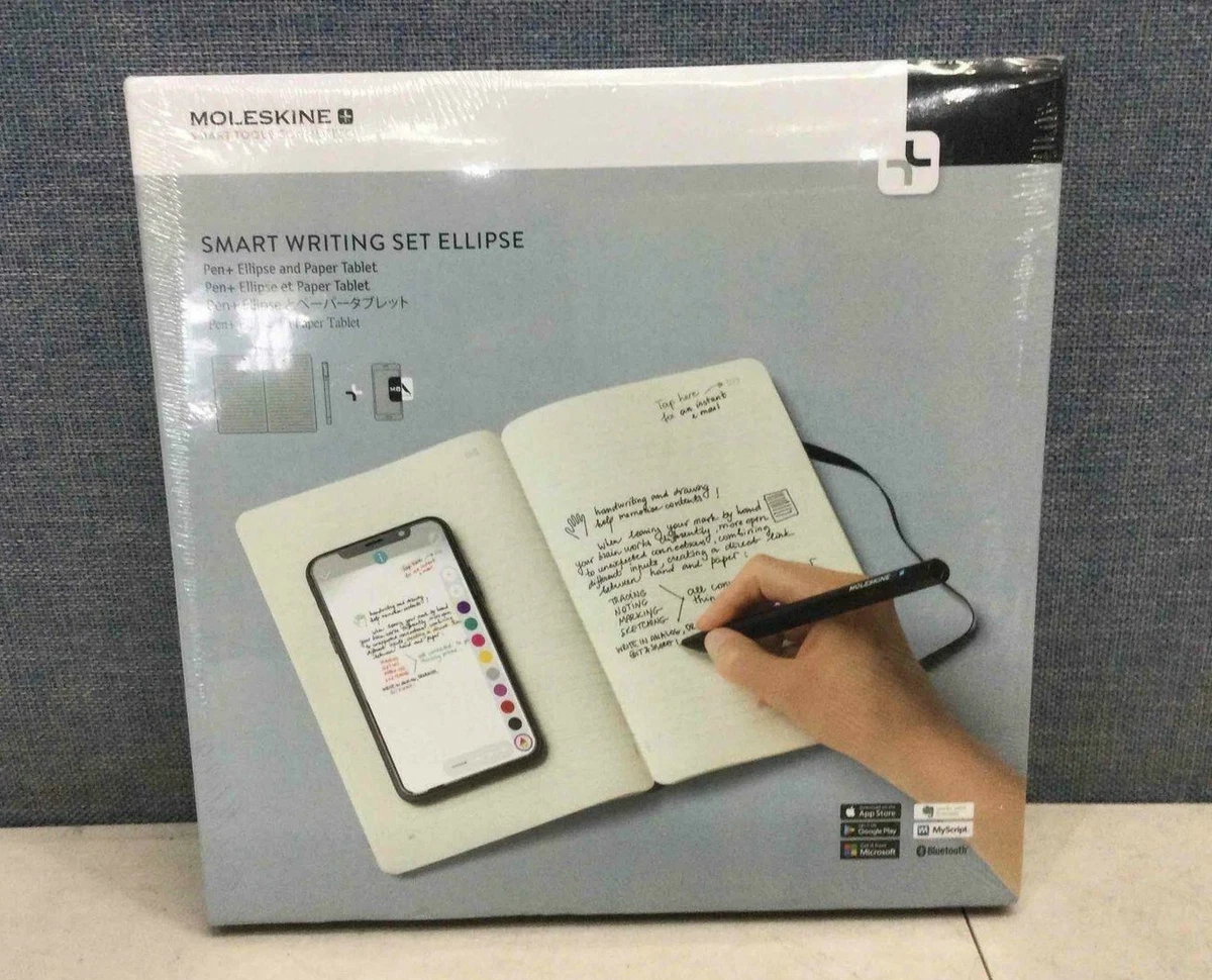 Moleskine Smart Writing Set Ellipse With Paper Tablet and Pen, NEW, SEALED