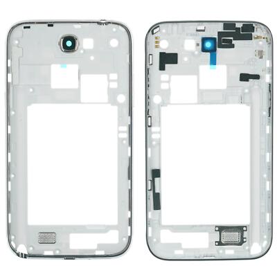 Samsung Galaxy Note 2 LTE GT-N7105 Mittelgehäuse Cover Rahmen weiß