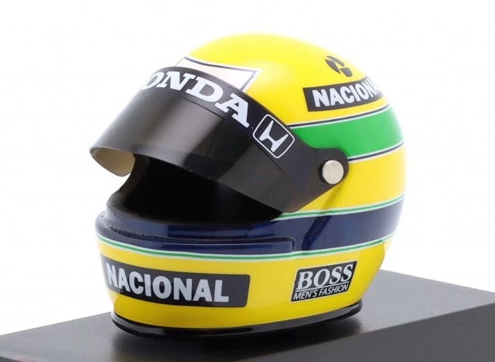 Minichamps Helmet 1988 World Champion - Ayrton Senna 1/8 Scale - Image 2 of 4