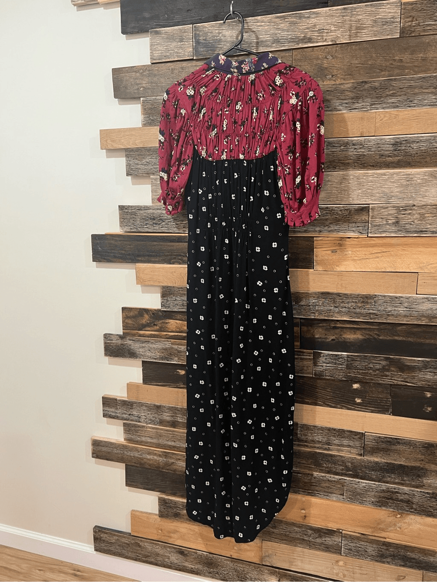 FREE PEOPLE NWT Nora midi dress in black/red Size S | eBay FREE PEOPLE NWT Nora midi dress in black/red Size S | eBay