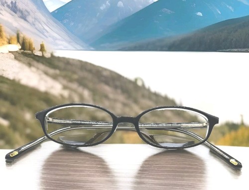 AUTHENTIC OCCHIALI WEST KM II A303 COL. BLK/CR EYEGLASSES FRAME ITALY  $199.