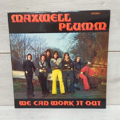 Maxwell Plumm - We Can Work It Out - 12'' Vinyl LP Record Album - 1975 - VG+/VG+ 