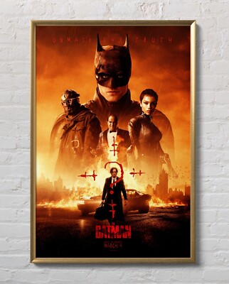 The Batman 2021 Movie Poster 24''x36'' Glossy Unframed 21053