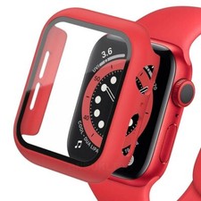 For Apple Watch Case Series 11 10 9 8 7 6 5 4 SE Glass Screen Protector Cover