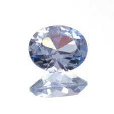 (7x5mm - 12x10mm) Oval Lab Created Light Blue #104 Spinel