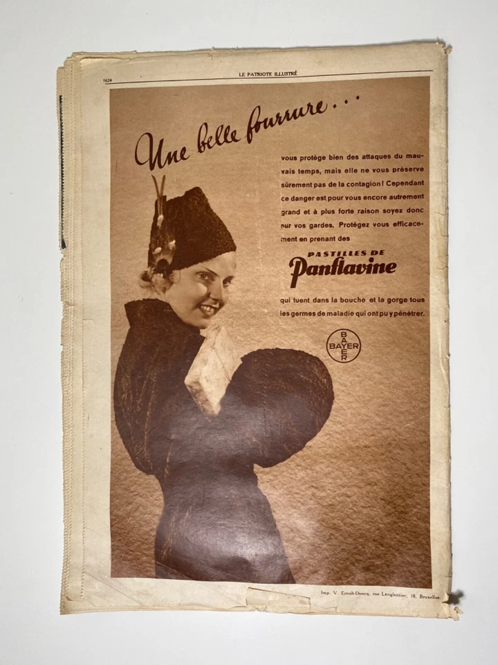 Vieux journal « Le Patriote Illustré » de 1938, pré seconde guerre mondiale - Photo 2/4