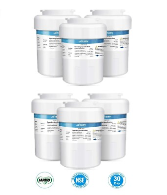 #ad 6 Pack Refrigerator Water Filter GE SmartWater MWF MWFA MWFP GWF HWF 46 9991 FMG $35.99