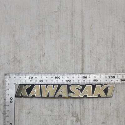JDM 0403 3 Kawasaki KAWASAKI Capital Letter Emblem 1 Piece Old Car