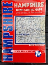 Hamphire Town Centre Maps,  paper back 