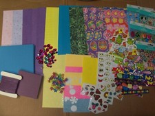 EASTER SCRAPBOOKING PAPER/EMBELLISHMENTS/DIE-CUTS/FLOWER BRADS/EGG CABACHONS