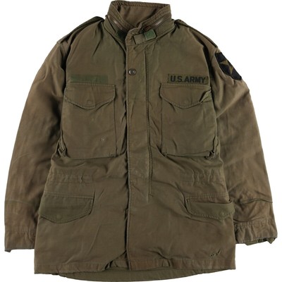 実物 US ARMY M-65 FIELD JACKET 3rd 70-80s 80'S US Army M-65 3rd Military Field Jacket Made in USA