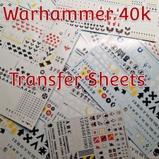 Transfer Sheets Warhammer 40k Einzelauswahl M...