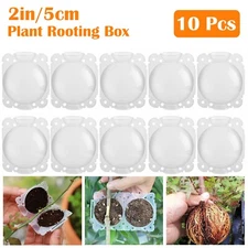 10x Reusable Plant Root Growing Box Air Layering Pods High Pressure Grafting Box