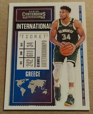 2020-21 Panini Contenders GIANNIS ANTETOKOUNMPO #20 International Insert Bucks 