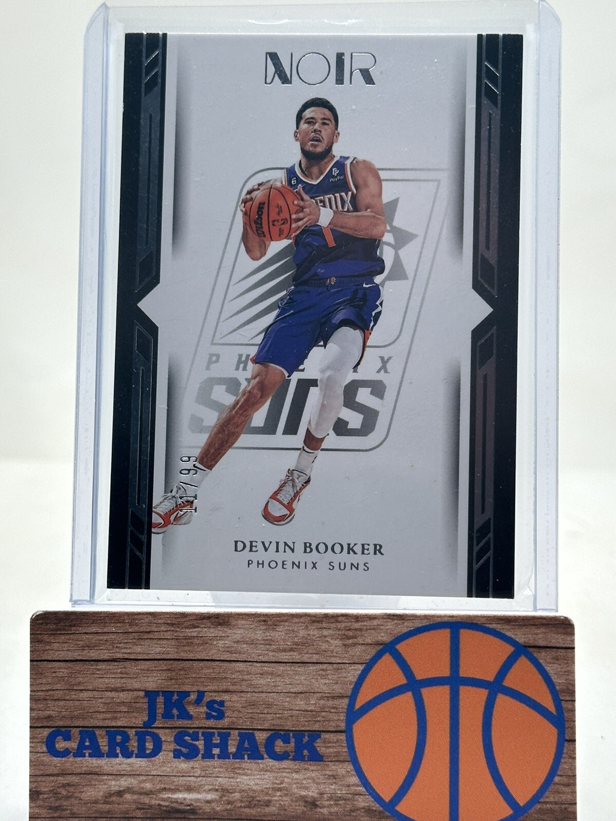 2022-23 Panini Noir Devin Booker Icon Edition /99 #138 Phoenix Suns