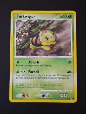 Turtwig | 017/017 | Pop Series 9 | Regular | Pokemon Trading Card | Turtle 2009