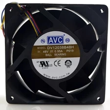 AVC DV12038B48H P019 12038 DC48V 0.95A 12CM 4-Wire Inverter Cooling Fan