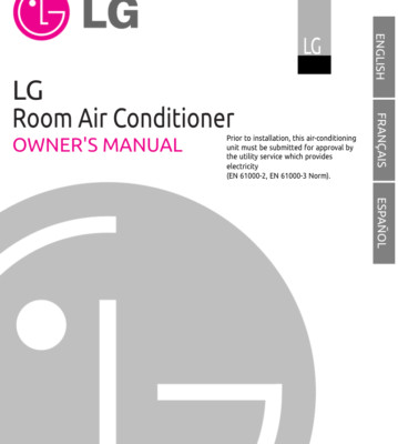 LG Electronics EN 61000-2 Air Conditioner User Manual