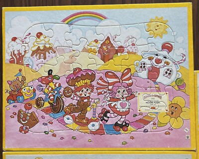 Set/3 Candy Land SUGAR & SPICE Vintage Picture Puzzles Jaymar