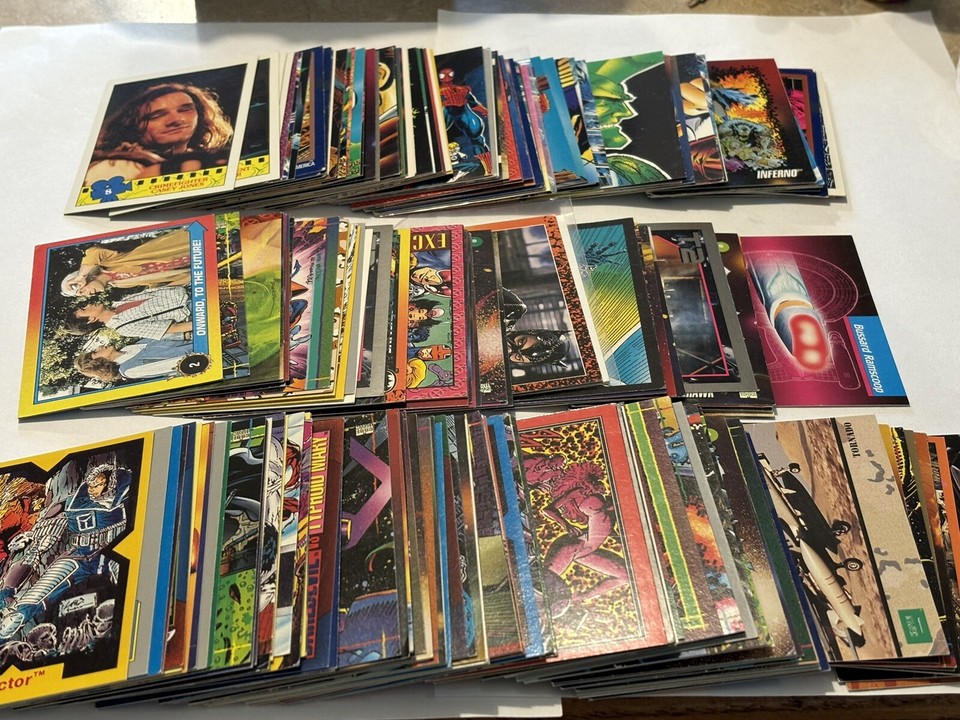 Trading Card Resale Lot, Nearly 200 Cards, Marvel, DC, TMNT, Power