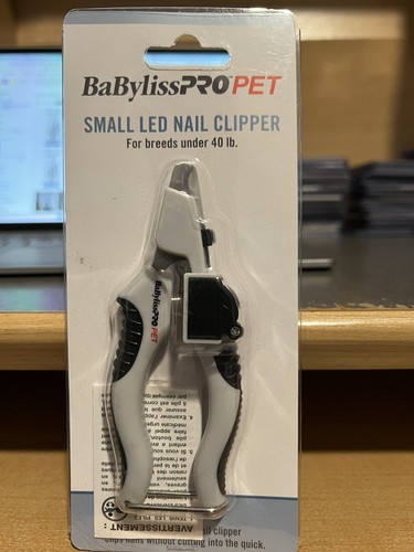 Babyliss Pro Pet Small Led Nail Clipper For Breeds Under 40LBS Barely Used