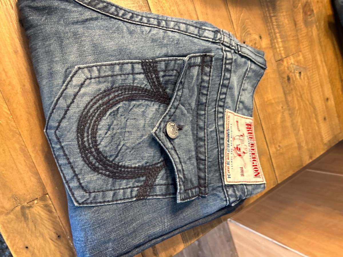 Mens True Religion Rainbow Billy 38 x 34 jeans 24 of 25 | eBay