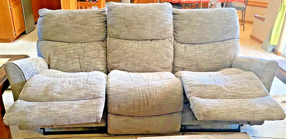 La-Z-Boy Sofa & Reclining Rocker Love Seat- 1-Coffee Table, 2-End Tables - Image 4 of 4