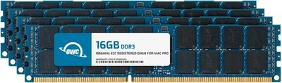 OWC - 64GB Memory Upgrade Kit - 4 x 16GB PC14900 DDR3 ECC-R 1866MHz DIMMs für Ma
