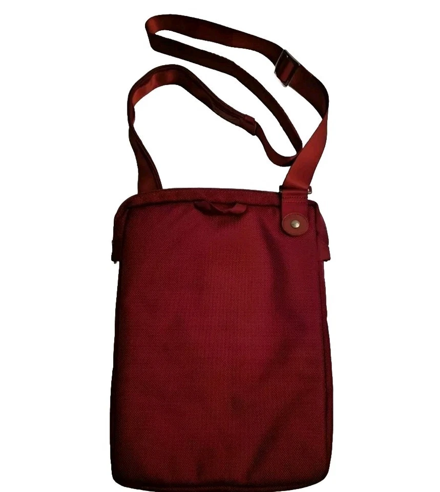 Bandolera Tucano Finatex Rojo Mensajero Bolso de Hombro Hecho en Italia iPad Tablet Foto 2 de 4