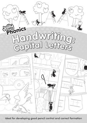 Jolly Phonics Capital Letters Handwriting Book: In Precursive Letters (British E