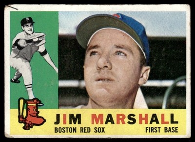 1960 Topps Jim Marshall --- Boston Red Sox #267
