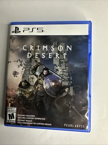 Crimson Desert (Standard Editon) - Sony PlayStation 5 With Unused DLC Plate Set