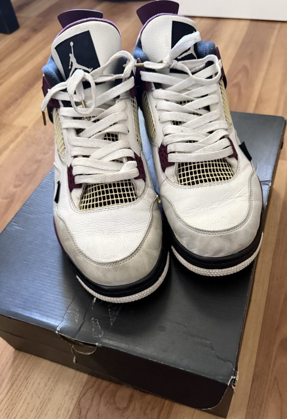 Jordan Air Jordan 4 Retro PSG Paris Saint-Germain White Purple