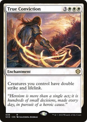 1x True Conviction - Starter Commander Decks Near Mint - MTG