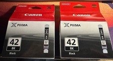 2 - Genuine Canon CLI-42 6384B001 Black Ink Cartridge PIXMA Pro-100