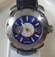 Nubeo Medusse Project Watch Blue Dial Automatic Mens Oversize 47.5mm Swiss Made