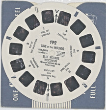 Cave of the Mounds Blue Mounds Wisconsin RARE Sawyers ViewMaster Reel 192