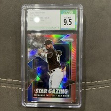 Panini Prizm 2020 Fernando Tatis Jr. Star Gazing SG-4 Red White Blue CSG 9.5