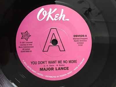 Major Lance - You Don t Want Me No More / Don t Fight It - Demo