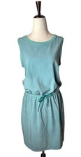 Athleta Dress Women Small Blue Drawstring Waist Sleeveless Expedition Gorpcore