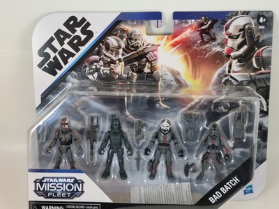 Star Wars Mission Fleet Bad Batch Clone Commando Clash 2.5'' Figures New in Box